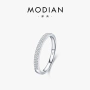 轻奢小众设计高级感925纯银戒指，食指指环女排钻个性气质时尚精致
