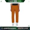 香港直邮潮奢adidas男士adicolortrefoil橙色运动裤