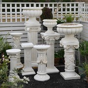 欧式罗马柱子摆件别墅，花园庭院婚庆装饰阳台复古户外花盆花架底座