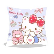 可爱凯蒂猫抱枕十字绣自己绣精准印花满绣丝线棉线手工刺绣送