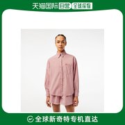 日本直邮LACOSTE 女士生态染色纯棉长袖衬衫 舒适自然 高级时尚感
