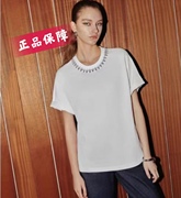 YT&UR2024春季女装设计感镶钻圆领短袖T恤UWG440010/440011