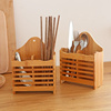 木质筷子筒壁挂式沥水置物架托家用筷笼筷筒厨房餐具勺子收纳T盒