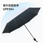 mikibobo加厚防晒雨伞防紫外线，50折叠太阳伞，加大加固遮阳伞