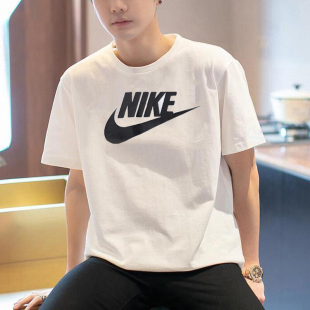 Nike耐克短袖T恤男2023夏季休闲透气运动体恤半袖男士潮