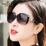 科蒂尼塔品牌偏光太阳眼镜女防紫外线，圆大小脸显瘦优雅时尚墨镜女