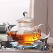 玻璃茶壶套装耐高温加厚玻璃茶壶大号泡茶壶茶具茶水分离煮茶器