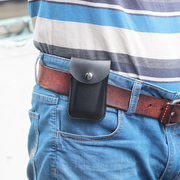 适用于穿皮带汽车钥匙包通用挂腰穿腰带腰挂男士钥匙腰包锁匙保护
