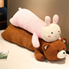 兔子毛绒玩具长条睡觉抱枕，夹腿布娃娃女生，公仔床上可爱趴趴兔玩偶