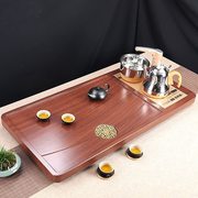 简易实木茶盘家用茶台茶具套装，自动一体电磁炉，创意托盘茶壶茶海