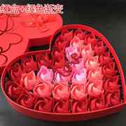 川崎玫瑰34朵 纸玫瑰 手工折纸玫瑰礼盒成品 DIY手揉纸花材料包