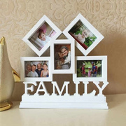 影楼5框6框钱包照片连体摆台组合3寸相框婚纱创意儿童家庭相框