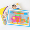儿童玩具蘑菇钉组合拼插板，拼图丁儿童益智3-7周岁宝宝积木男女孩