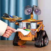 复古瓦力机器人模型摆件客厅装饰品工艺品创意纸巾盒存钱罐生礼物