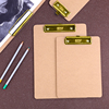 木板夹资料文件夹A4菜单夹板a5写字垫板美术速写板8K素描绘画板A3