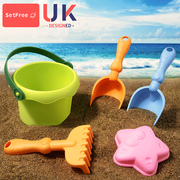 儿童沙滩玩具宝宝海边玩挖沙戏水沙漏户外挖土，沙子工具铲子桶套装
