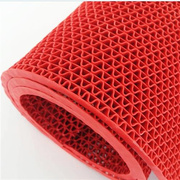 pvc塑料红地毯浴室洗手间厕所厨房，防滑垫s型镂空网眼防水门垫地垫