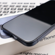 micimi苹果iphone15promaxplus钢化膜ar增透高铝二强玻璃高清大(高清大)弧曲奇冰脉全屏抗指纹手机保护贴膜