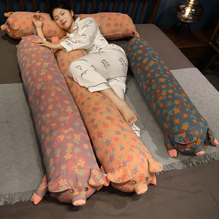 三层纱猪猪抱枕花布，猪公仔毛绒，玩具睡觉玩偶女生布娃娃生日礼物