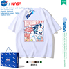 NASA联名卡通可爱纯棉T恤日系甜美女生2024夏季宽松ins半袖潮