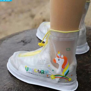 儿童雨鞋套女童卡通防水中筒2022男宝宝小学生防滑加厚耐磨雨靴套