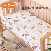 婴儿床床笠纯棉防水儿童床单套防滑床垫罩单件新生儿宝宝床上用品
