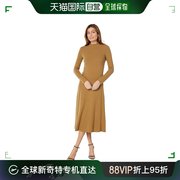 香港直邮潮奢 VINCE 女士长袖高领连衣裙