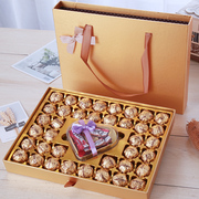 德芙巧克力礼盒装送女友，闺蜜老婆心形糖果表白新年礼物生日抽屉盒