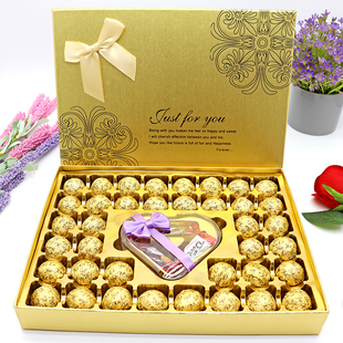 德芙巧克力礼盒装糖果送男女朋友孩子，生日新年货节创意礼物品零食