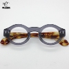 粗厚边椭圆形黑色眼镜架，复古板材玳瑁，日本小众眼镜框配高度数近视