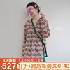 朵朵可可春季古风睡衣女中国风汉服棉质印花日式和服家居服套装