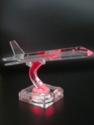 水晶飞机模型个性创意刻字女生送男生生日礼物同学纪念日