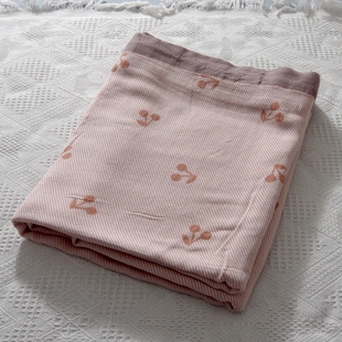 竹纤维盖毯夏季凉快透气冷感毯子儿童纱布毯成人单人空调毯毛巾被
