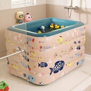 高档婴儿游泳池家用自充气宝宝游泳桶加厚折叠浴缸新生儿童小孩洗