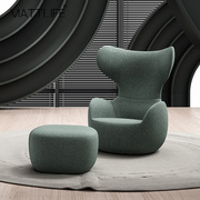 现代简约沙发椅办公旋转客厅沙发休闲单人椅设计创意时尚沙发