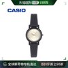日本直邮casio卡西欧同款时装表黑色表带金色，指针圆盘手表女表