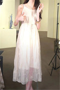 铭品圣迪奥春夏超显瘦连衣裙时尚百搭气质真两件长裙S232Z1436