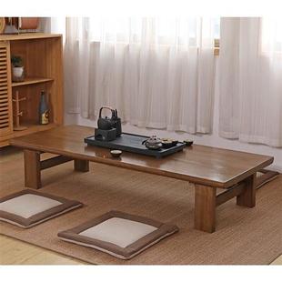 富茂宏矮桌子地桌日式实木茶几榻榻米桌子矮桌禅意炕桌功新中式