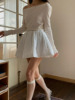 Deessesicile 白色芭蕾舞立体a字蓬蓬裙法式甜美风少女感半身裙女