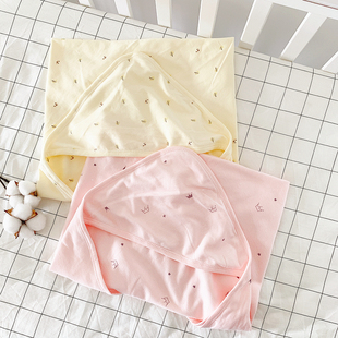 四季襁褓包巾纯棉婴儿产房，抱被新生儿包被抱毯夏秋季(夏秋季)宝宝用品被子