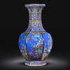 景德镇陶瓷器花瓶摆件仿乾隆仿古瓷瓶中式古典客厅酒柜装饰品摆设