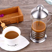 法压壶不锈钢咖啡壶家用法式滤压壶套装，手冲过滤杯，耐热玻璃泡茶器