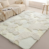 地毯客厅ins奶油风纯色毛绒，沙发茶几毯卧室床边毯可水洗高端地垫