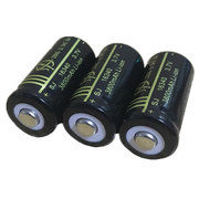 16340充电锂电池，3.7v大容量激光瞄准器红绿外线，手电筒电池充电器