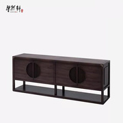 新中式轻奢客厅电视柜地柜矮柜样板间会所设计师款式高端家具定制