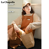 拉夏贝尔/La Chapelle春季日系减龄洋气小个子背带裙百搭连衣裙女