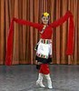 红果果舞台演出服饰，民族舞服装祝福藏族舞蹈服饰