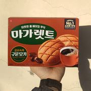 乐天咖啡味玛加丽176g韩国进口马佳丽夹心，曲奇饼干零食下午茶