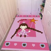 2023可爱卡通儿童地毯客厅卧室床边地垫家用公主房间宝宝爬行垫可