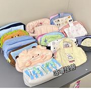 粉色动物系列毛绒笔袋奶，fufu学生少女心，小众创意收纳袋桌面文具袋